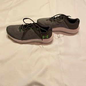 Almost new size 2 boys Under Armour sneakers